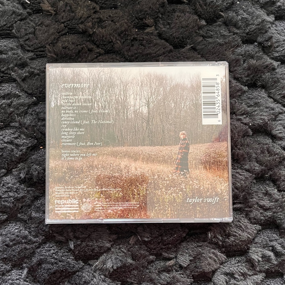 Taylor Swift Evermore CD